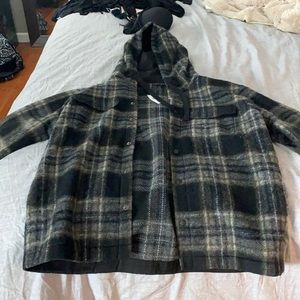 banana republic men’s flannel jacket